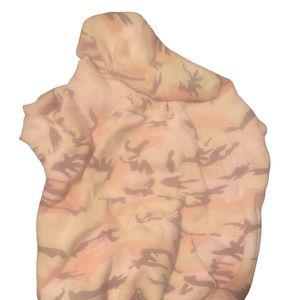 Mini hoodie camouflage pink
